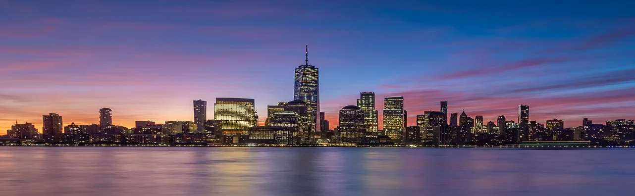 Lower Manhattan skyline in New York City